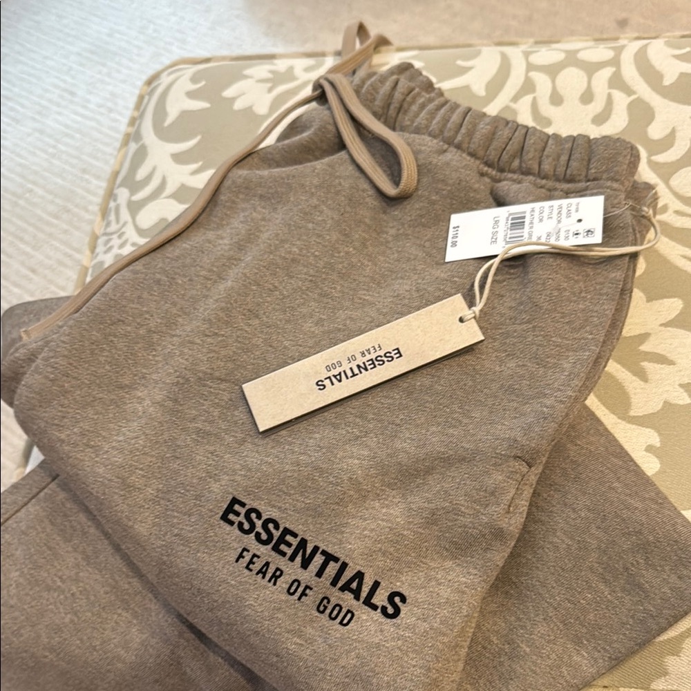 Fear of God Essentials Taupe Sweatpants